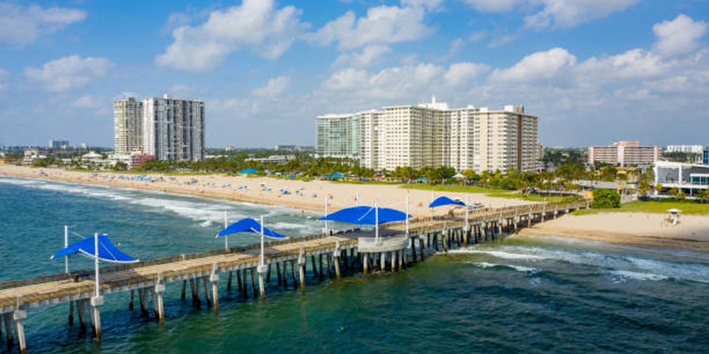 Pompano Beach pier view